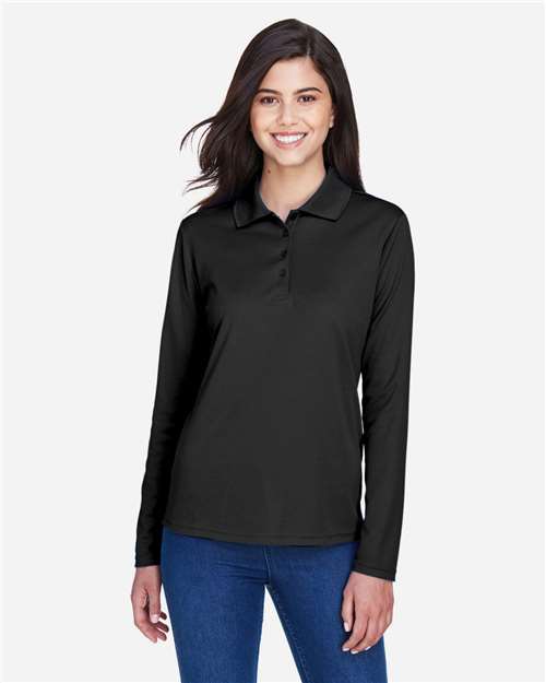 Women's Pinnacle Performance Long Sleeve Piqué Polo -  - 13233 - Toronto Screen Printing- Color