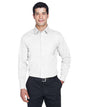 Men's Crown Collection® Solid Stretch Twill Woven Dress Shirt -  - 13239