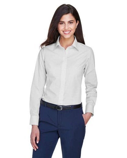 Women's Crown Collection® Gingham Check Woven Dress Shirt -  - 13243