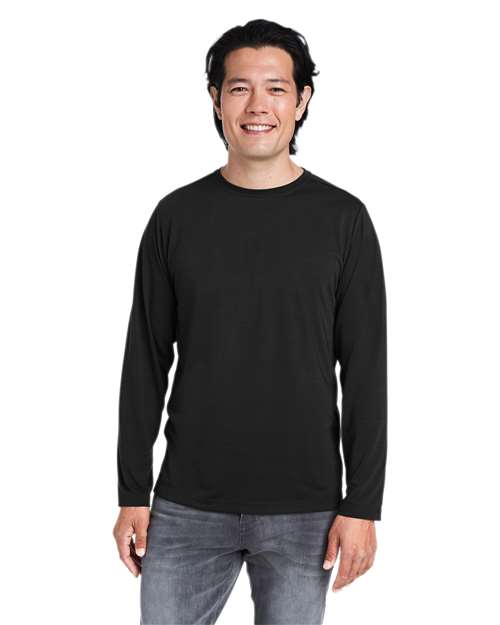 Unisex Fusion ChromaSoft™ Performance Long Sleeve T-Shirt -  - 13253 - Toronto Screen Printing- Color