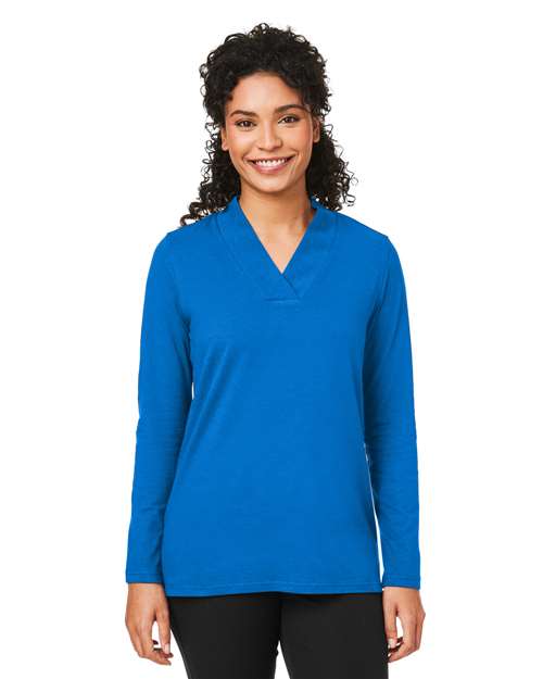 Women's Raleigh Shawl Collar Knit Top -  - 13272 - Toronto Screen Printing- Color