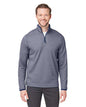 Men's Venture Heathered Stripe Quarter-Zip Pullover -  - 13283