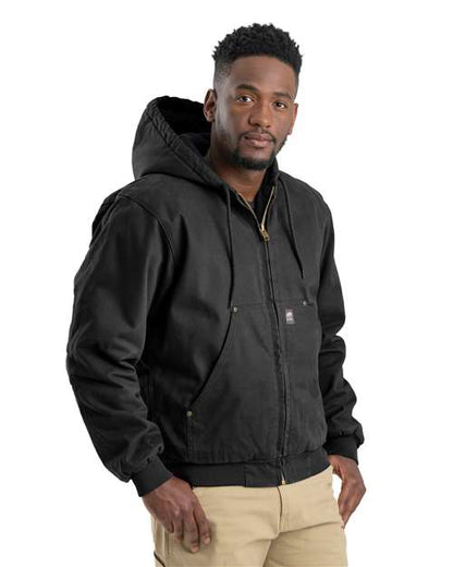 Men's Heartland Washed Cotton Duck Hooded Jacket -  - 13284