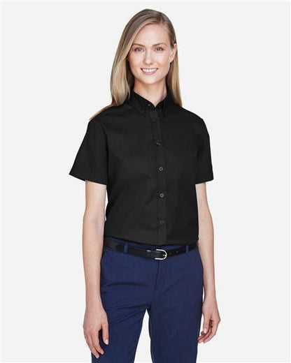 Women's Optimum Short Sleeve Twill Shirt -  - 13290