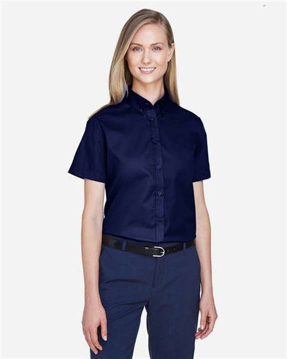 Women's Optimum Short Sleeve Twill Shirt -  - 13290