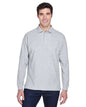 Men's Pima Piqué Long Sleeve Polo -  - 13291