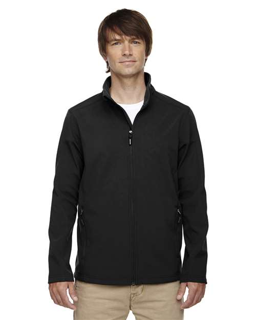 Men's Tall Cruise Two-Layer Fleece Bonded Soft Shell Jacket -  - 13293 - Toronto Screen Printing- Color