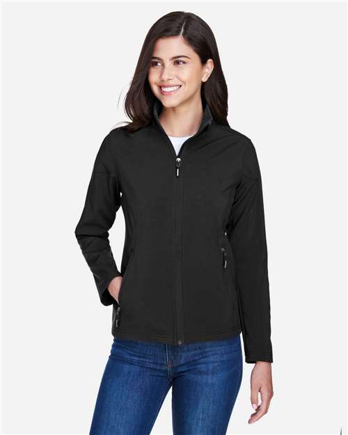 Women's Cruise Two-Layer Fleece Bonded Soft Shell Jacket -  - 13294 - Toronto Screen Printing- Color