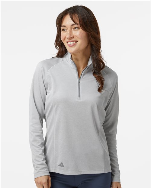 Women's Space Dyed Quarter-Zip Pullover -  - 11961