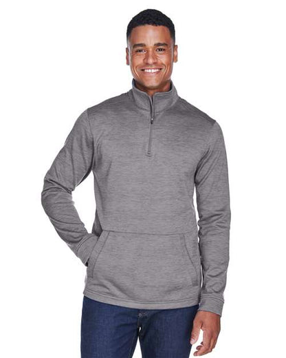 Men's Newbury Mélange Fleece Quarter-Zip Pullover -  - 13300