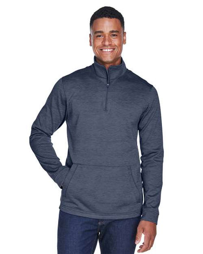 Men's Newbury Mélange Fleece Quarter-Zip Pullover -  - 13300