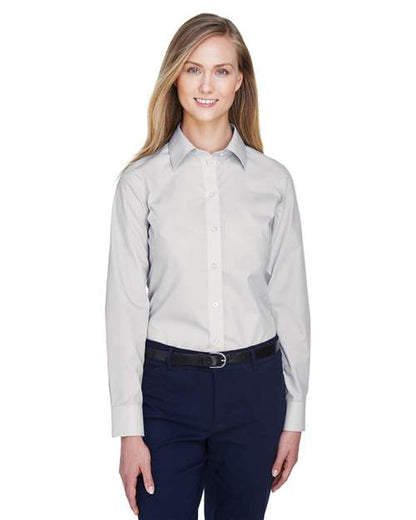 Women's Crown Collection® Broadcloth Woven Dress Shirt -  - 13316