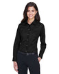 Women's Crown Collection® Solid Stretch Twill Woven Dress Shirt -  - 13313