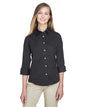 Women's Perfect Fit™ Three-Quarter Sleeve Stretch Poplin Dress Shirt -  - 13337