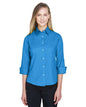 Women's Perfect Fit™ Three-Quarter Sleeve Stretch Poplin Dress Shirt -  - 13337