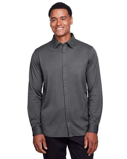 Men's CrownLux Performance® Plaited Dress Shirt -  - 13339