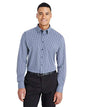 Men's CrownLux Performance® Tonal Mini Check Woven Dress Shirt -  - 13343