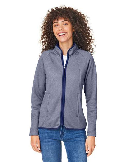 Women's Venture Heathered Stripe Full-Zip -  - 13355