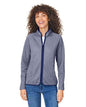Women's Venture Heathered Stripe Full-Zip -  - 13355