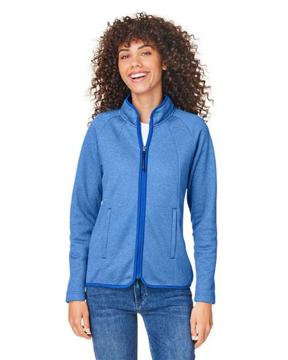 Women's Venture Heathered Stripe Full-Zip -  - 13355