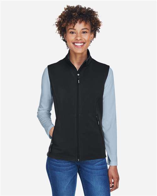 Women's Cruise Two-Layer Fleece Bonded Soft Shell Vest -  - 13386 - Toronto Screen Printing- Color