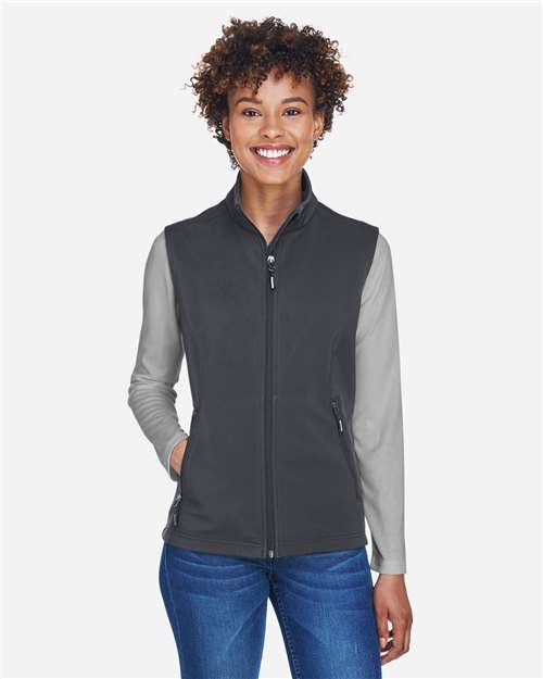 Women's Cruise Two-Layer Fleece Bonded Soft Shell Vest -  - 13386