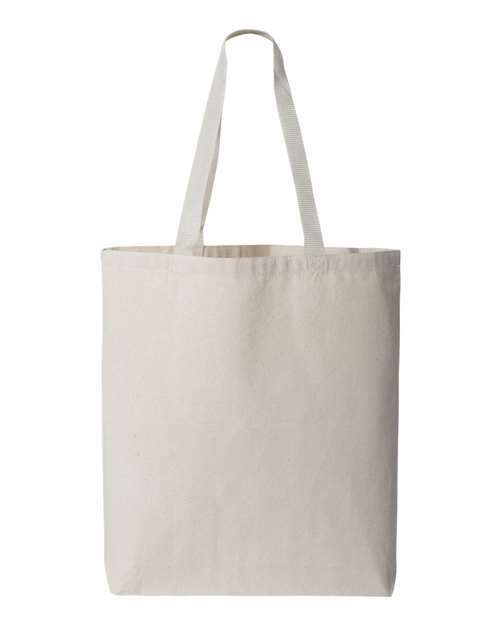 Tote-11L Canvas Tote with Contrast-Color Handles-torontoscreenprinting.ca