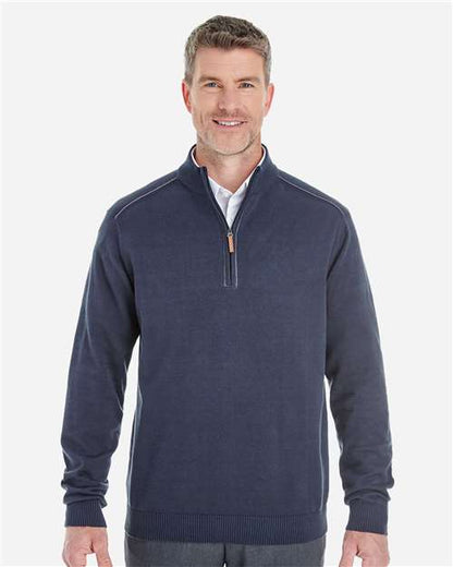 Men's Manchester Fully-Fashioned Quarter-Zip Pullover Sweater -  - 13401