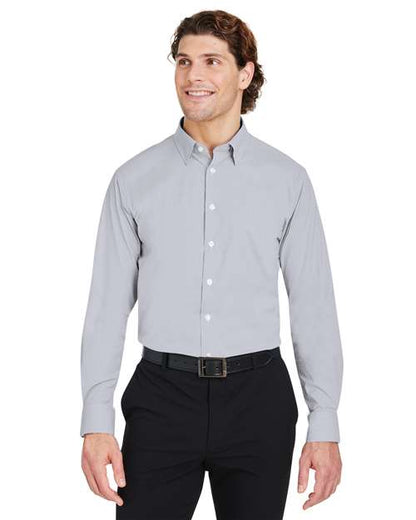 Men's CrownLux Performance® Microstripe Dress Shirt -  - 13418