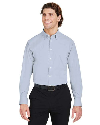 Men's CrownLux Performance® Microstripe Dress Shirt -  - 13418