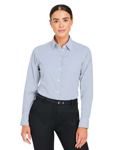 Women's CrownLux Performance® Microstripe Dress Shirt -  - 13423