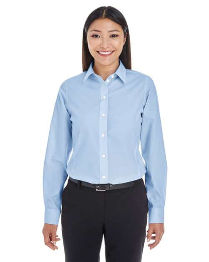 Women's Crown Collection® Striped Woven Dress Shirt -  - 13428
