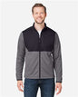 Men's Venture Heathered Stripe Hybrid Jacket -  - 13436