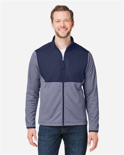 Men's Venture Heathered Stripe Hybrid Jacket -  - 13436