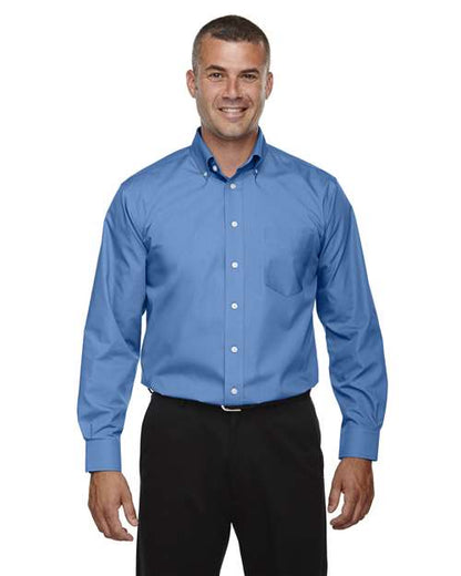 Men's Tall Crown Collection® Broadcloth Woven Dress Shirt -  - 13635