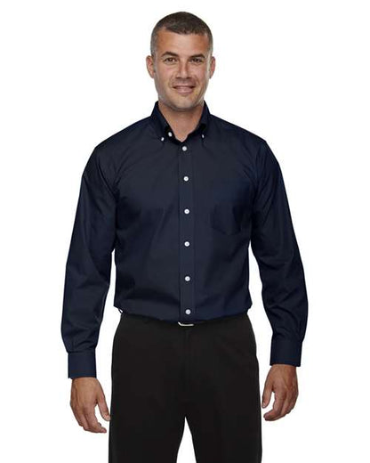 Men's Tall Crown Collection® Broadcloth Woven Dress Shirt -  - 13635