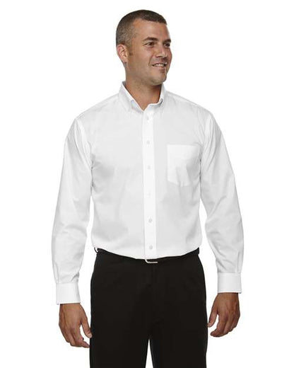 Men's Tall Crown Collection® Broadcloth Woven Dress Shirt -  - 13635