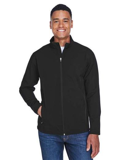 Men's Leader Soft Shell Jacket - Black -  - 13831