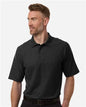Men's Maverick CVC Pique Polo - Black -  - 13838