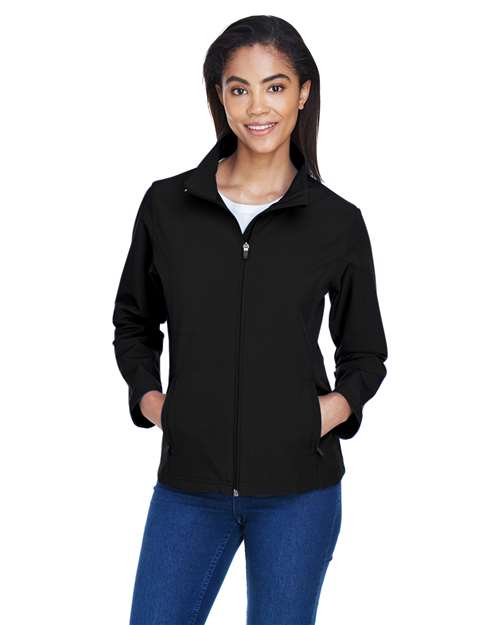 Women's Leader Soft Shell Jacket - Black -  - 13844