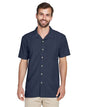Men's Barbados Textured Camp Shirt -  - 13852