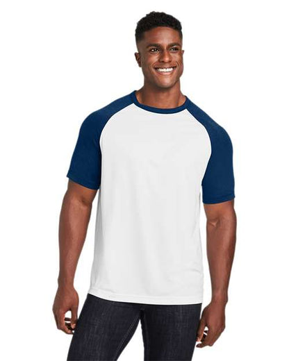 Unisex Zone Colorblock Raglan T-Shirt -  - 13881
