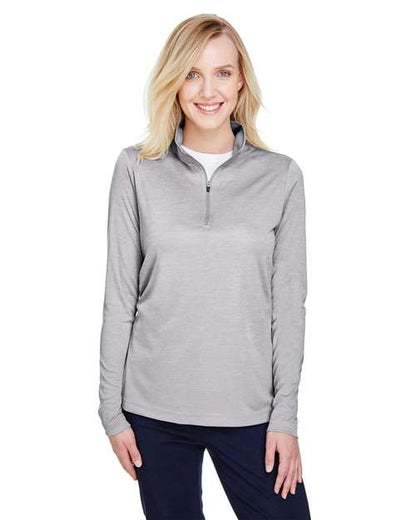 Women's Zone Sonic Heather Performance Quarter-Zip Pullover -  - 13885
