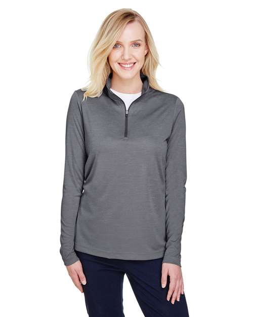 Women's Zone Sonic Heather Performance Quarter-Zip Pullover -  - 13885