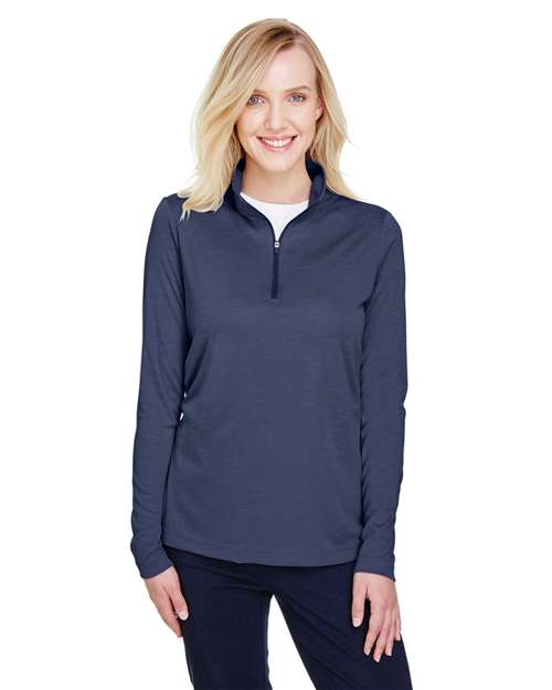 Women's Zone Sonic Heather Performance Quarter-Zip Pullover -  - 13885