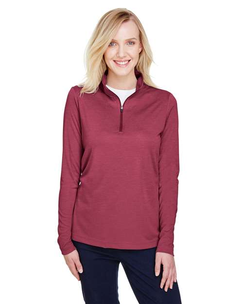 Women's Zone Sonic Heather Performance Quarter-Zip Pullover -  - 13885