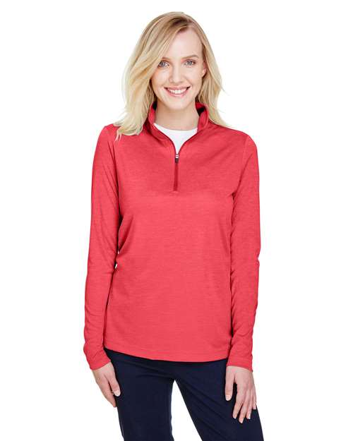 Women's Zone Sonic Heather Performance Quarter-Zip Pullover -  - 13885