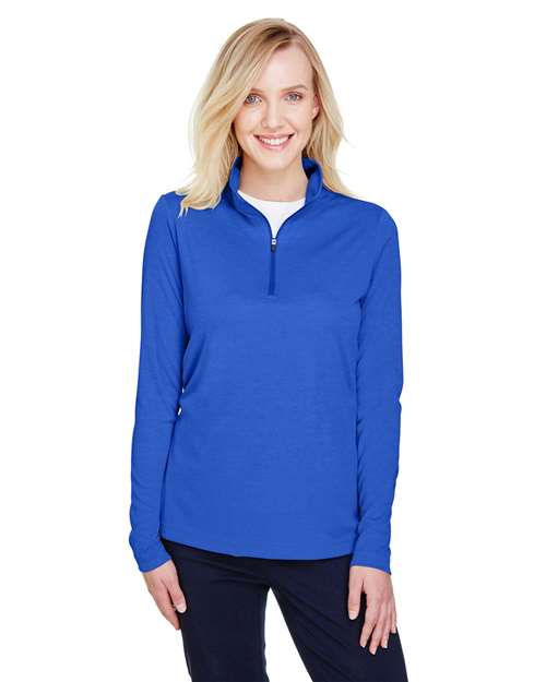 Women's Zone Sonic Heather Performance Quarter-Zip Pullover -  - 13885
