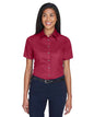 Women's Easy Blend™ Short Sleeve Twill Dress Shirt with Stain-Release -  - 13895