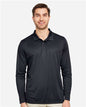 Men's Zone Performance Long Sleeve Polo -  - 13899